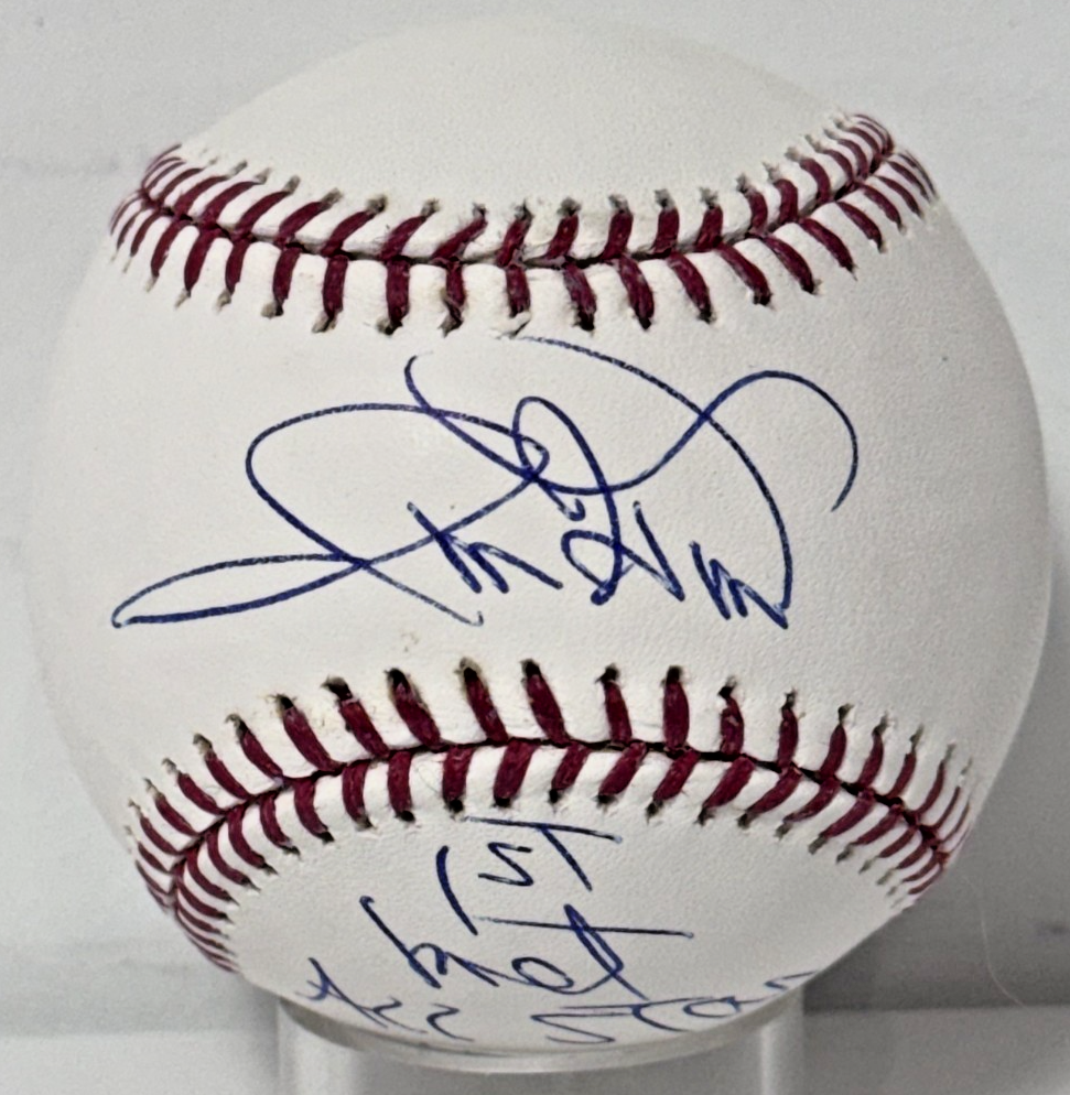 Ron Hunt Mets Signed Official Baseball W/Case 1st Met All Star Auto Steiner COA