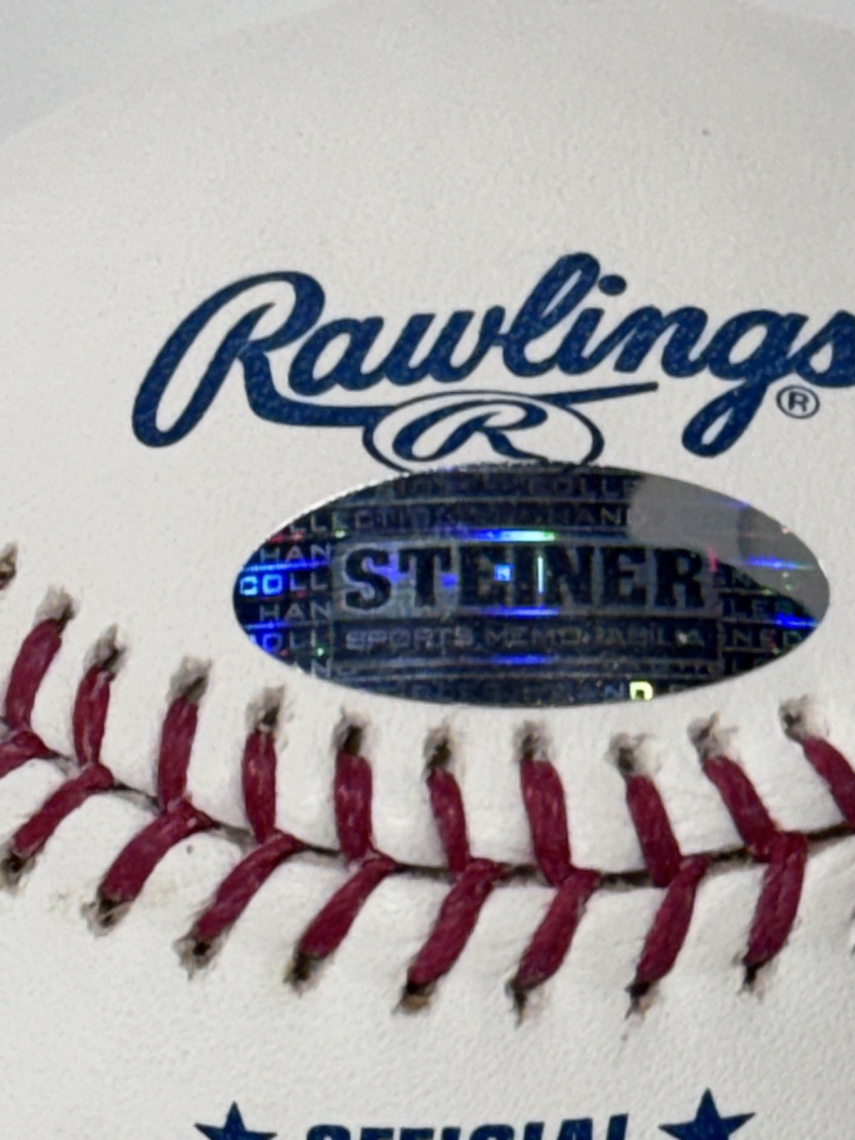Ron Hunt Mets Signed Official Baseball W/Case 1st Met All Star Auto Steiner COA