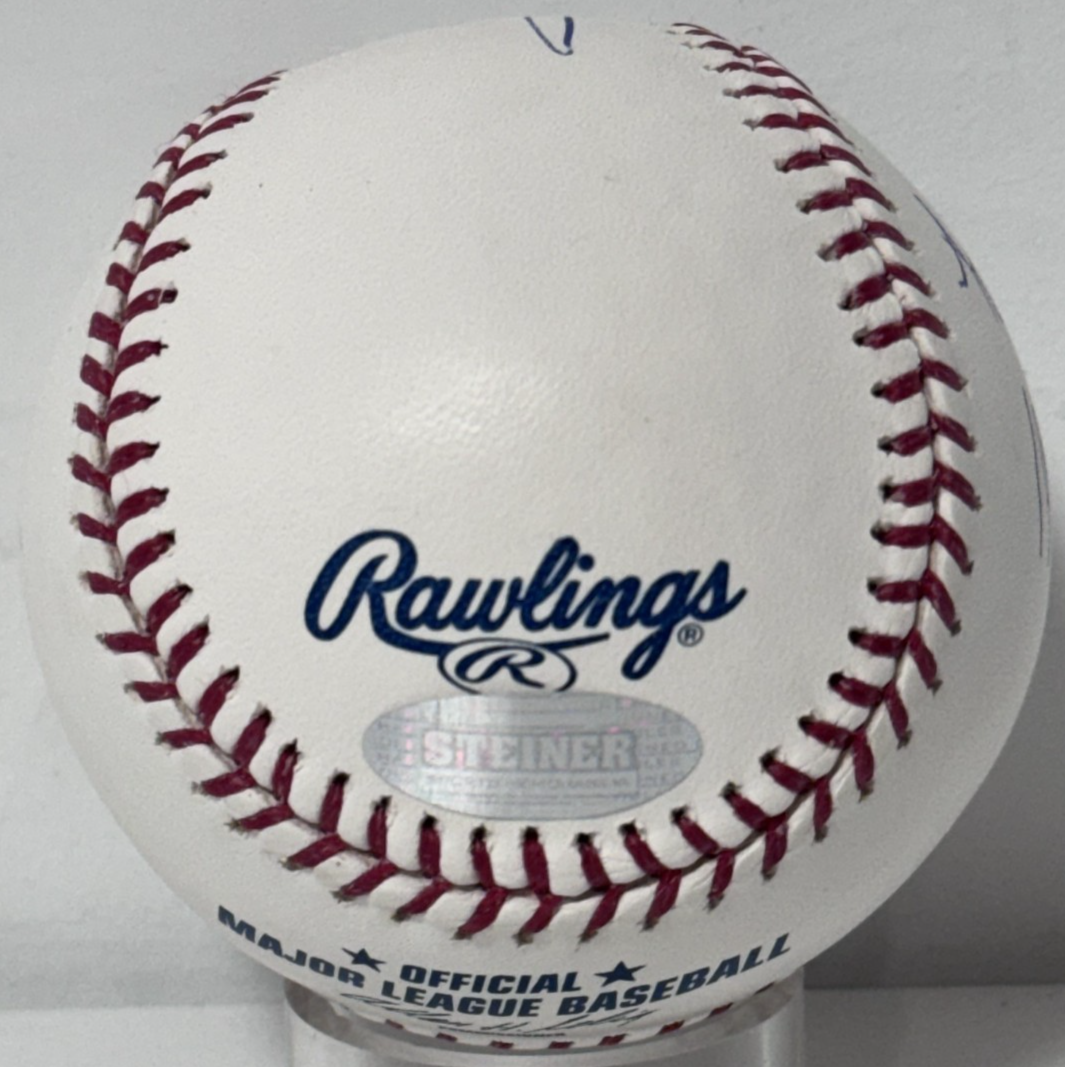 Ron Hunt Mets Signed Official Baseball W/Case 1st Met All Star Auto Steiner COA