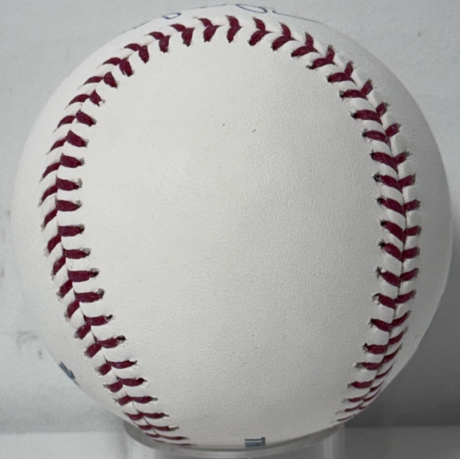 Al Jackson Signed Mlb Baseball 1st Met Win Shea Auto Steiner COA NY Mets W Case