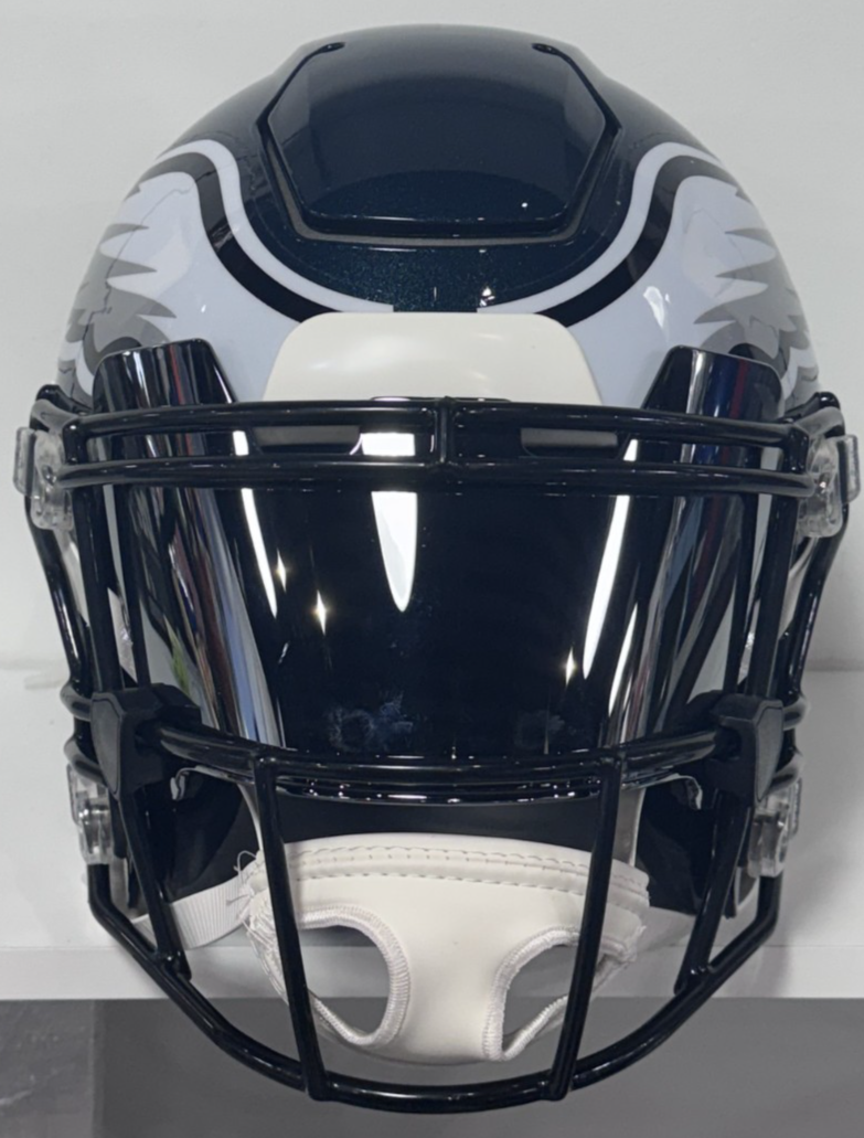 AJ Brown Signed Philadelphia Eagles SpeedFlex Authentic Helmet Auto BAS COA