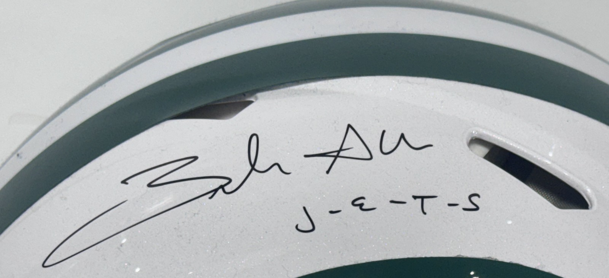 Braelon Allen Signed Riddell NY Jets Speed Authentic Helmet Auto Fanatics COA