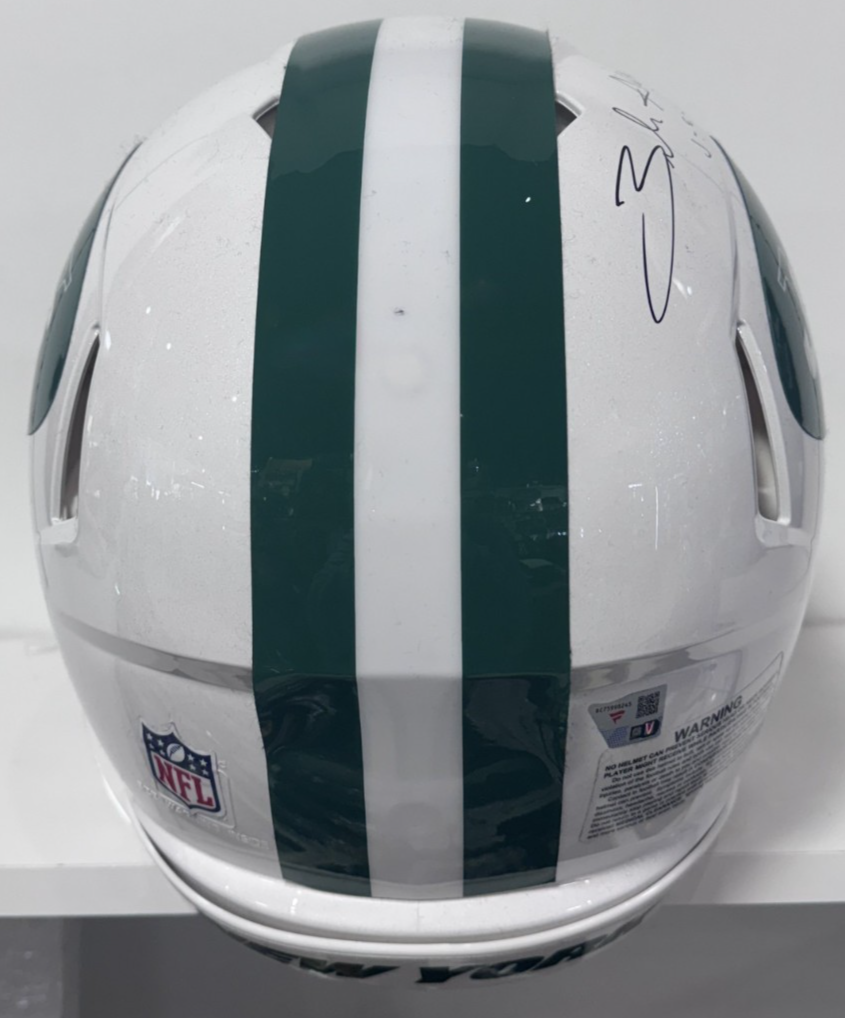 Braelon Allen Signed Riddell NY Jets Speed Authentic Helmet Auto Fanatics COA