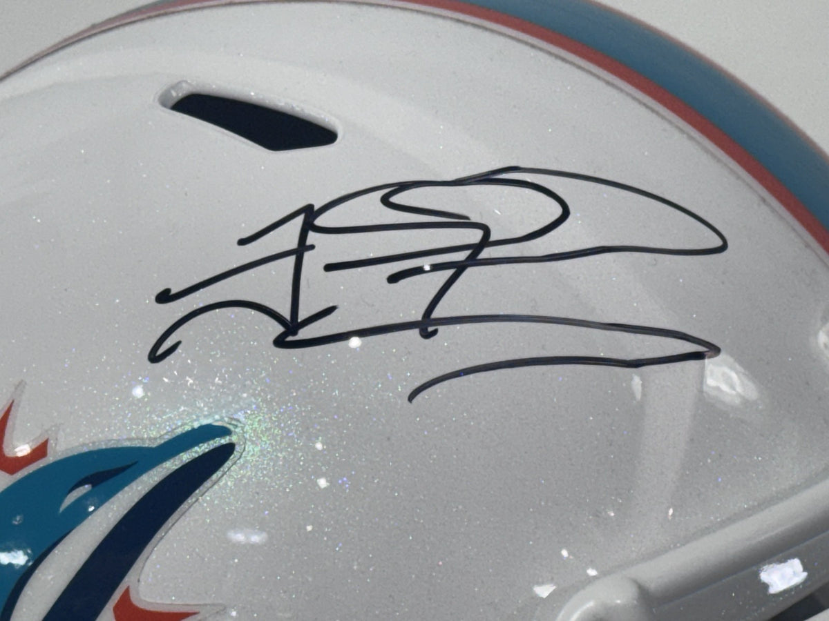 Tua Tagovailoa Miami Dolphins Signed Riddell Speed Replica Helmet Auto Fanatics