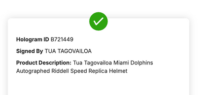 Tua Tagovailoa Miami Dolphins Signed Riddell Speed Replica Helmet Auto Fanatics