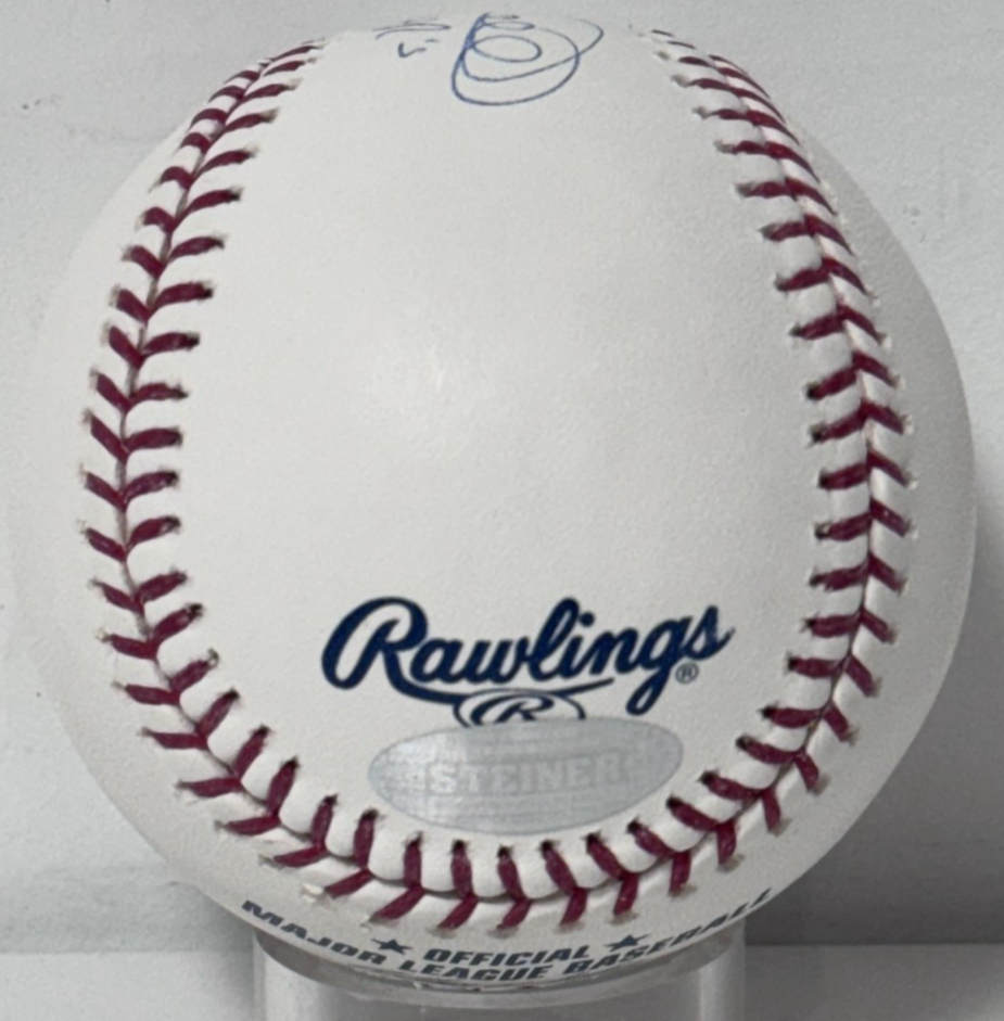 Gary Sheffield Signed Official Mlb Baseball In Case 509 HR’s Auto Steiner COA