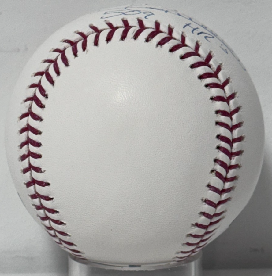 Gary Sheffield Signed Official Mlb Baseball In Case 509 HR’s Auto Steiner COA