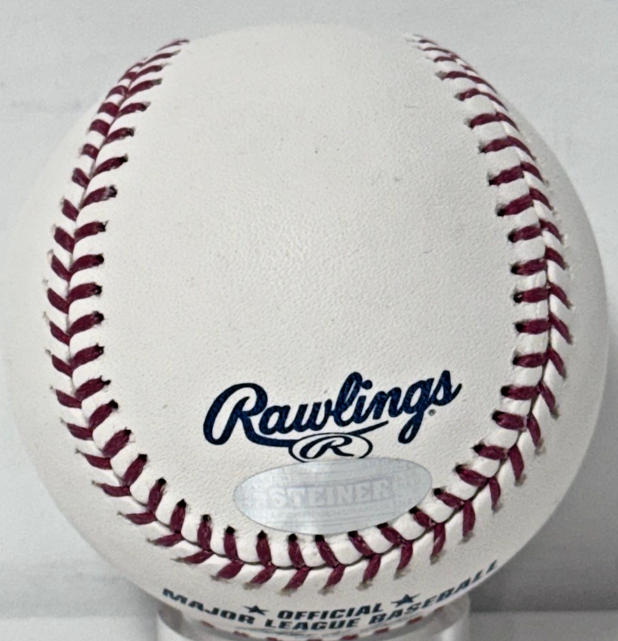 Nick Swisher Signed Official MLB Baseball W/Case Auto Steiner MLB COA NY Yankees
