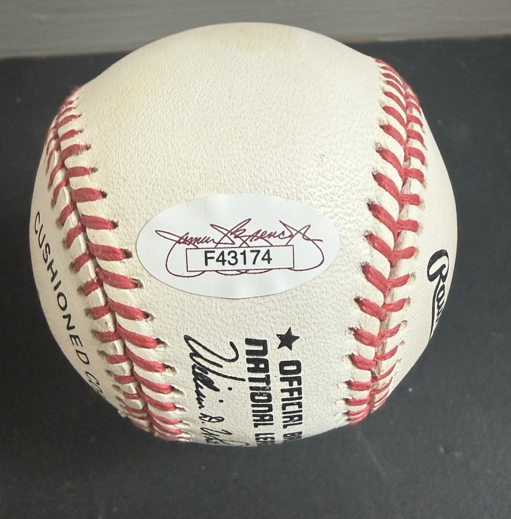 Barry Bonds Signed Autographed National League Baseball Ball JSA COA