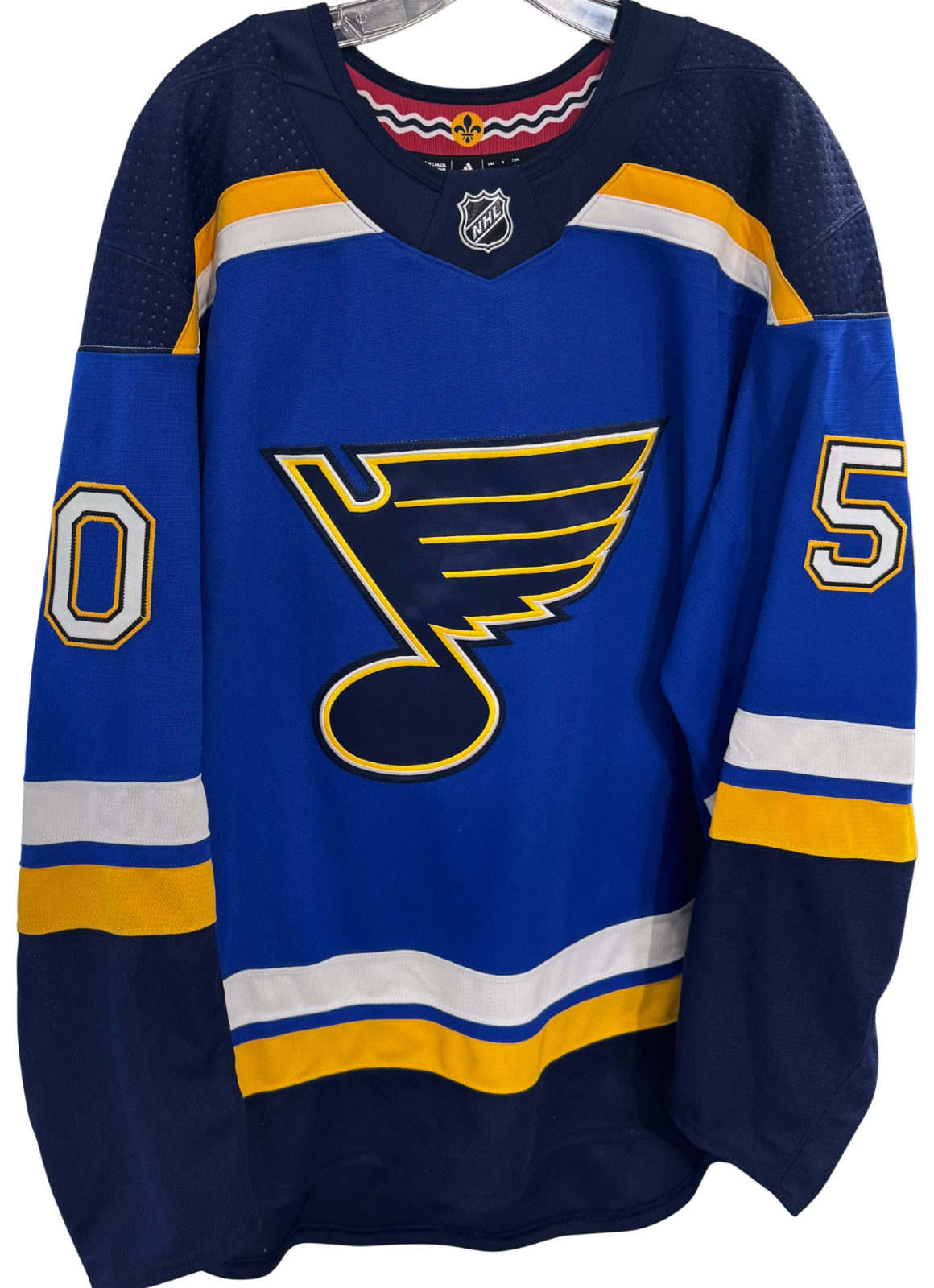 Jordan Binnington Signed St Louis Blues Adidas Authentic Jersey Auto COA Size 56