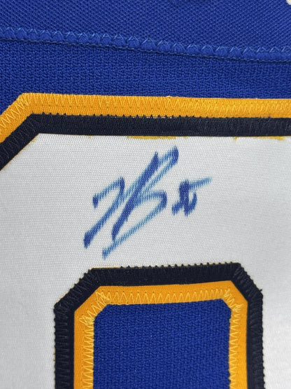Jordan Binnington Signed St Louis Blues Adidas Authentic Jersey Auto COA Size 56