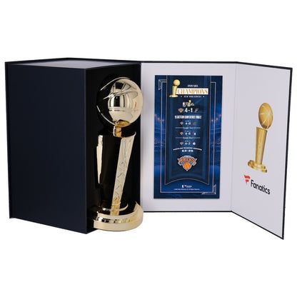 New York Knicks 2026 NBA Finals 12" Larry O'Brien Replica Trophy Brunson MVP