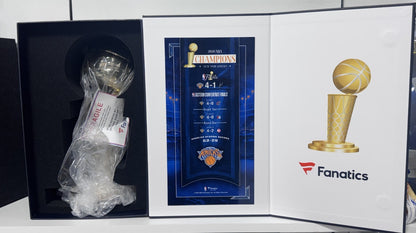 New York Knicks 2026 NBA Finals 12" Larry O'Brien Replica Trophy Brunson MVP