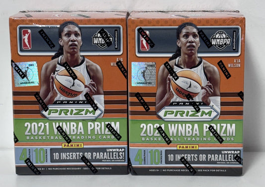 2021 Panini WNBA Prizm Blaster Lot Of 2 Factory Sealed Sophie Cunningham RC