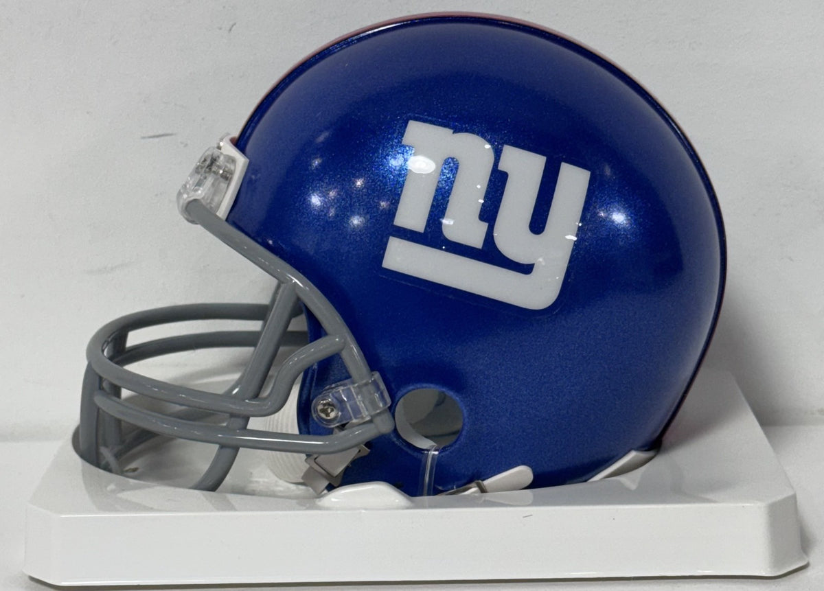 Evan Engram Signed New York Giants Riddell Mini Helmet Auto JSA COA