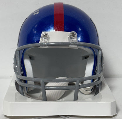 Evan Engram Signed New York Giants Riddell Mini Helmet Auto JSA COA