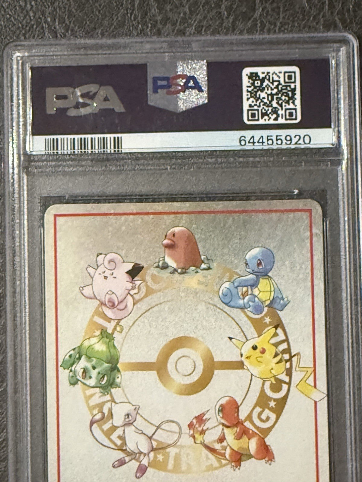 1998 POKEMON JAPANESE VENDING SERIES III #25 OOYAMA'S PIKACHU PSA 8 Nm - Mint