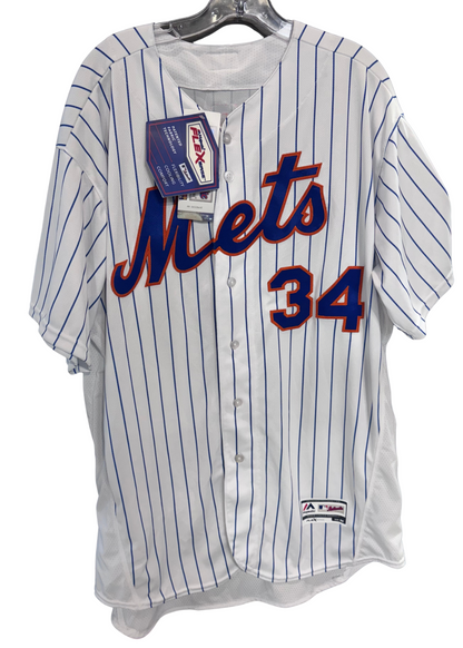 Noah Syndergaard Signed Ny Mets Majestic Authentic Jersey #34 Auto MLB Holo COA