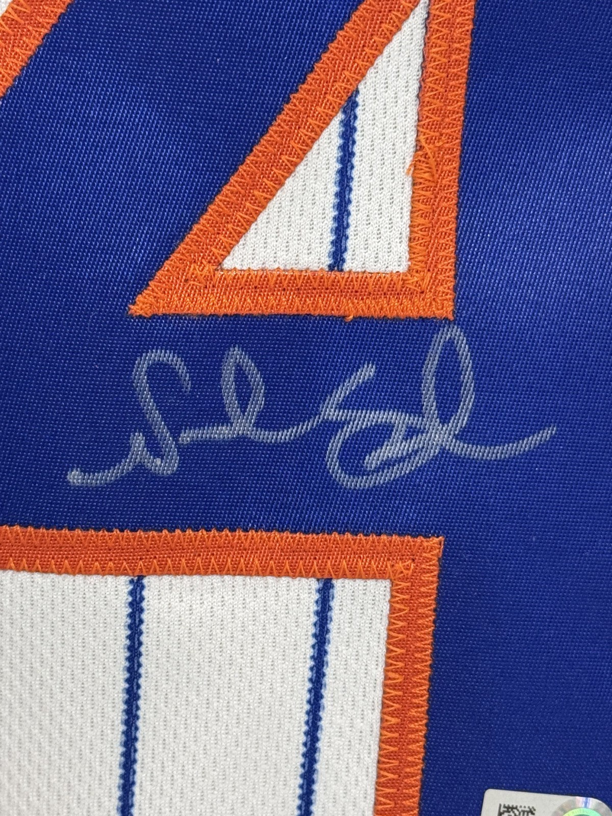Noah Syndergaard Signed Ny Mets Majestic Authentic Jersey #34 Auto MLB Holo COA