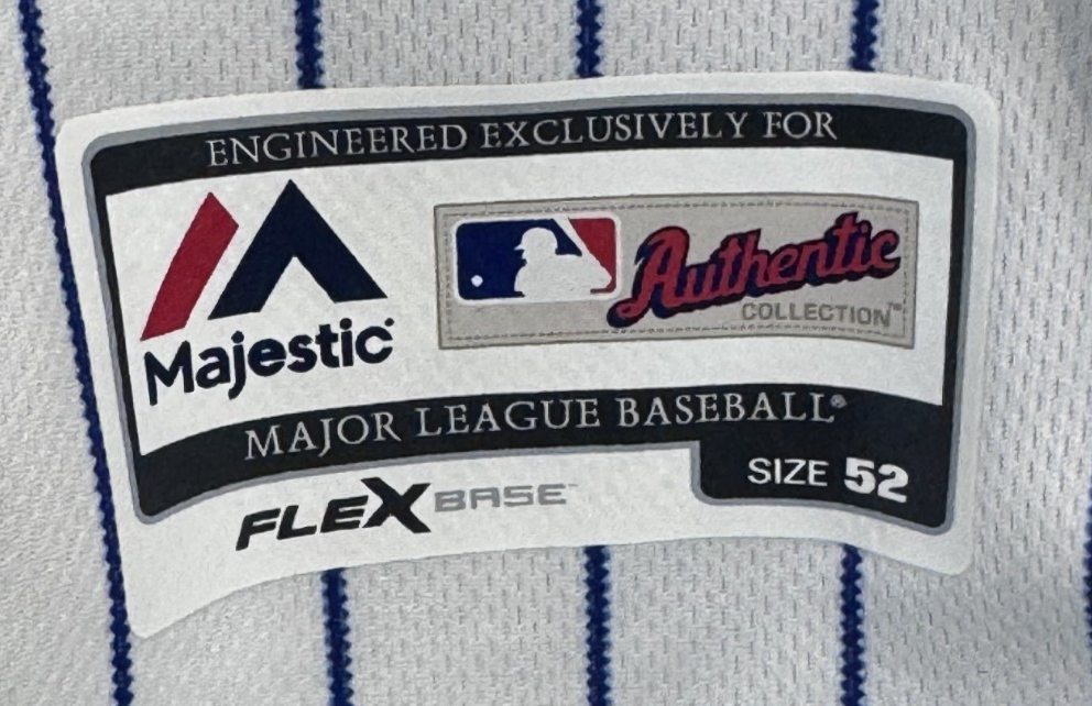 Noah Syndergaard Signed Ny Mets Majestic Authentic Jersey #34 Auto MLB Holo COA