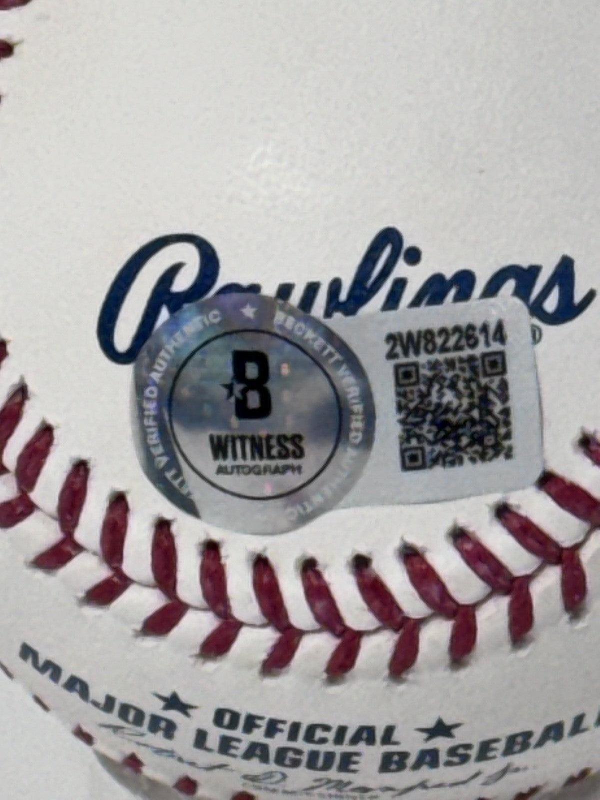 George Lombard Jr Signed Official MLB Baseball Auto BAS COA NY Yankees