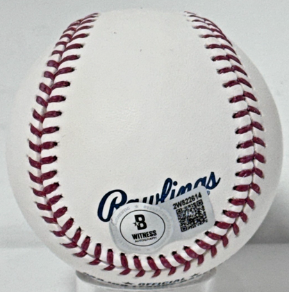 George Lombard Jr Signed Official MLB Baseball Auto BAS COA NY Yankees