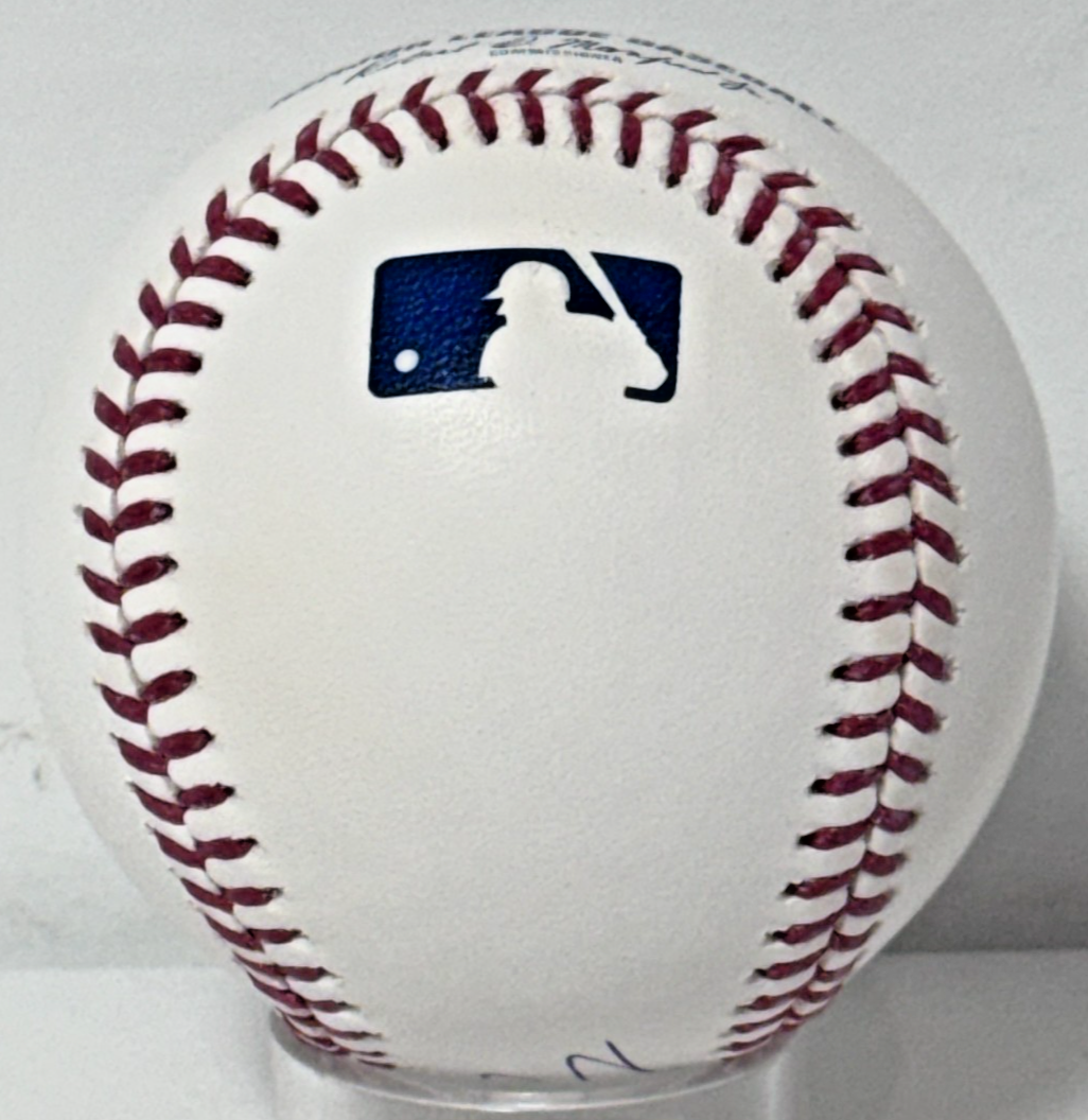 George Lombard Jr Signed Official MLB Baseball Auto BAS COA NY Yankees