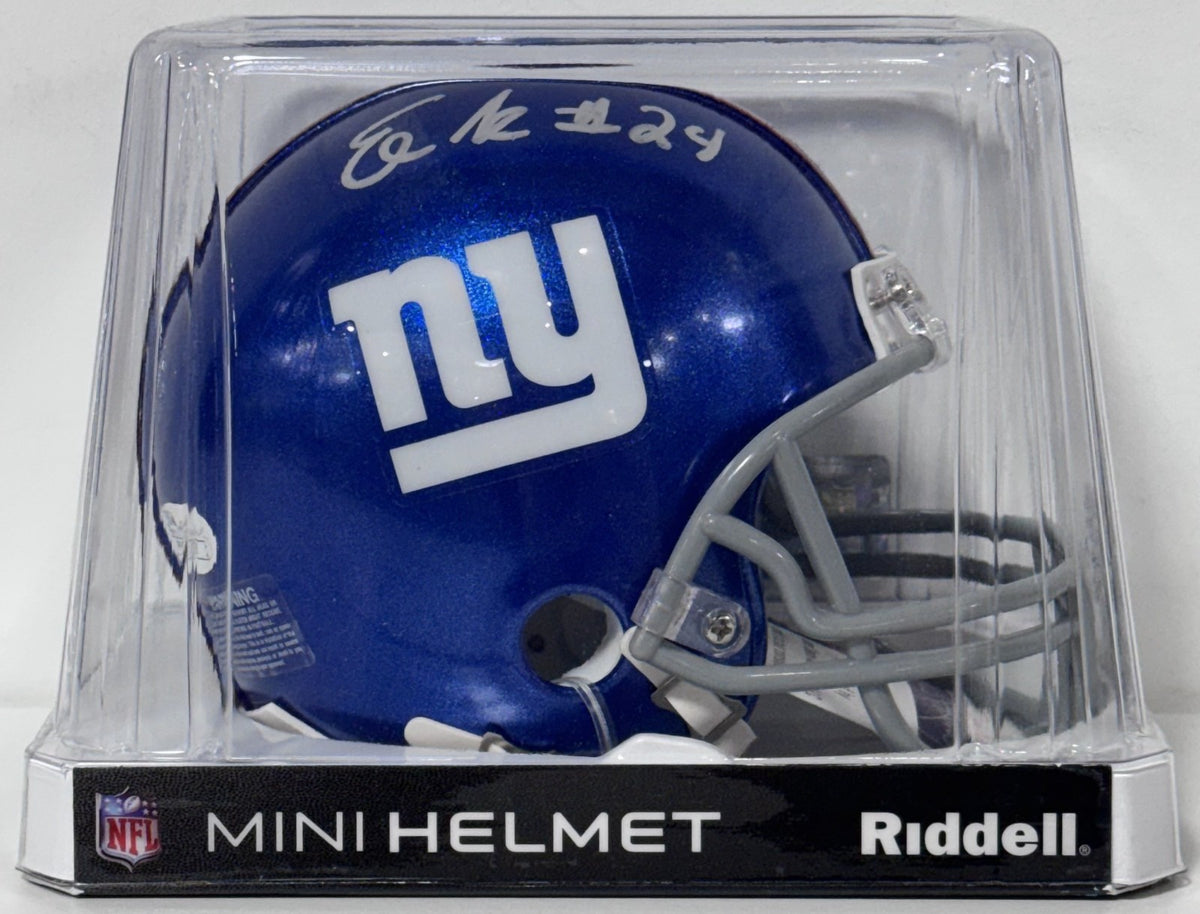Eli Apple Signed Ny Giants Riddell Mini Helmet 1st Rd Pick Rookie  Auto JSA COA