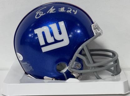 Eli Apple Signed Ny Giants Riddell Mini Helmet 1st Rd Pick Rookie  Auto JSA COA