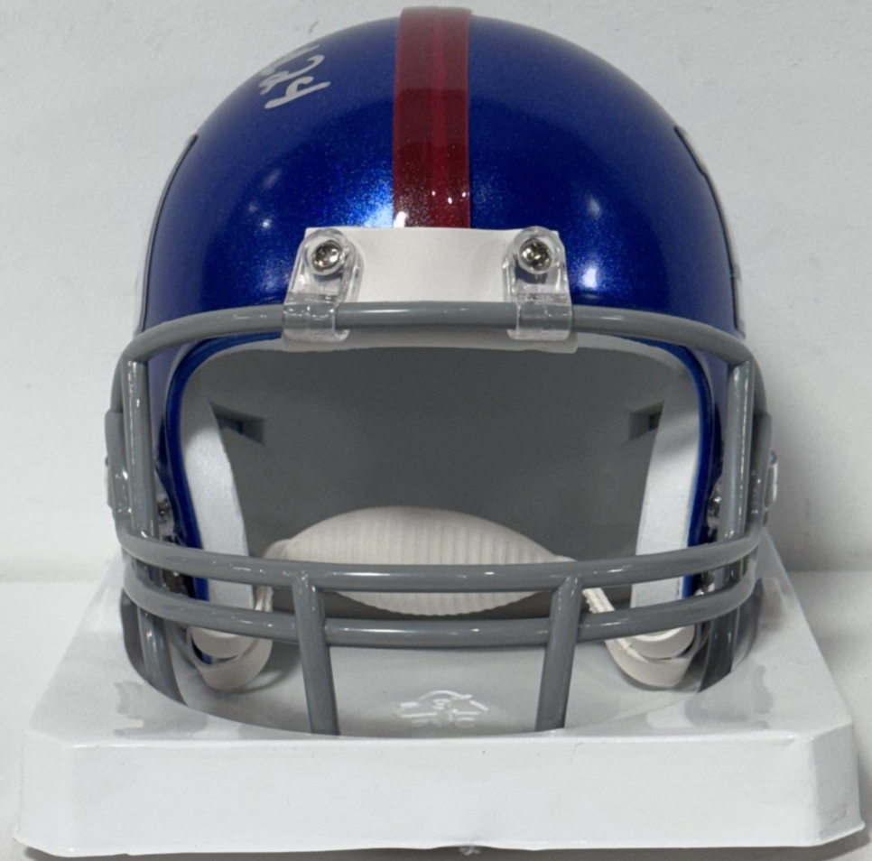 Eli Apple Signed Ny Giants Riddell Mini Helmet 1st Rd Pick Rookie  Auto JSA COA