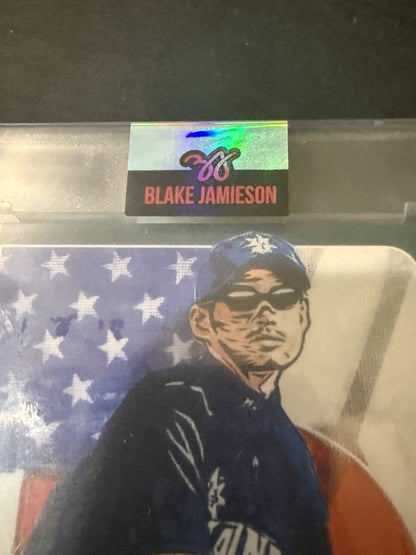 Ichiro Suzuki Topps Project 2020 Blake Jamieson Artist Auto /23 Teal HOF