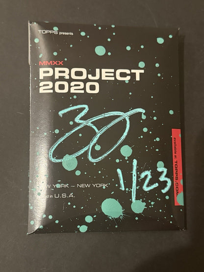Ichiro Suzuki Topps Project 2020 Blake Jamieson Artist Auto /23 Teal HOF