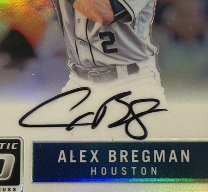 2017 Optic Alex Bregman Rated ROOKIE Signed On Card Mint Auto 22/25 Astros