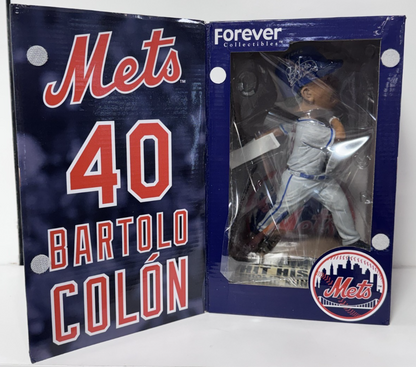 Bartolo Colon Signed LE Forever Bobblehead /2196 Big Sexy Auto COA NY Mets