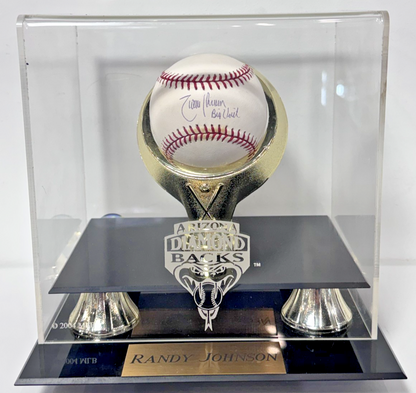 Randy Johnson Signed Official MLB Baseball Big Unit Auto MM COA W/Case Dbacks