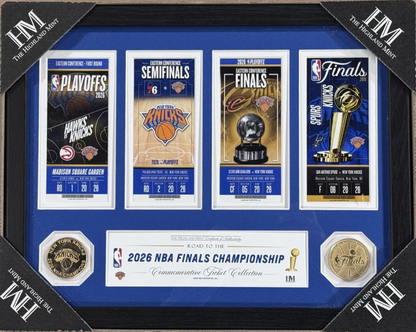 NY Knicks 2026 Road to the NBA Finals Bronze Coin Ticket Highland Mint Brunson