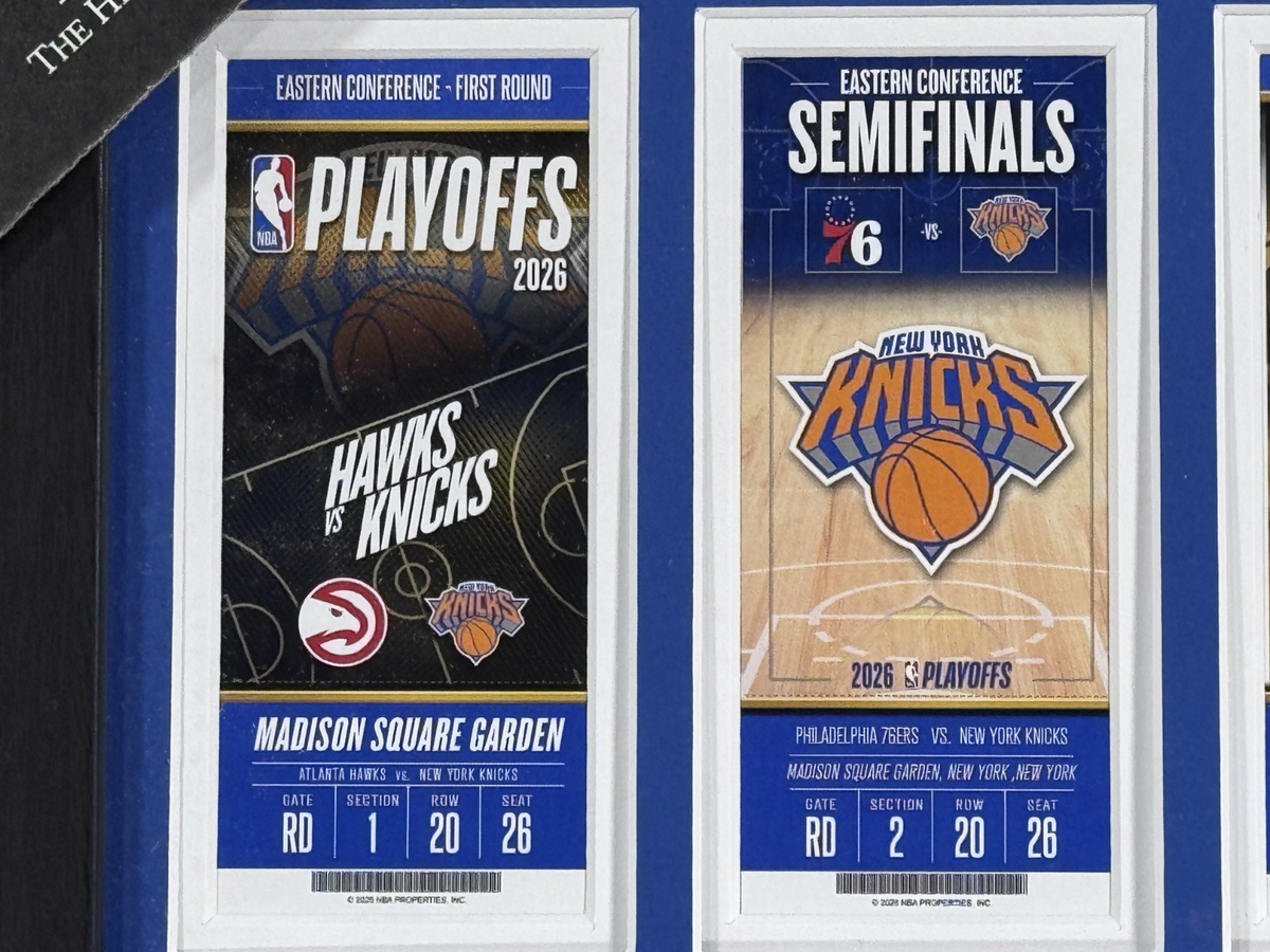 NY Knicks 2026 Road to the NBA Finals Bronze Coin Ticket Highland Mint Brunson