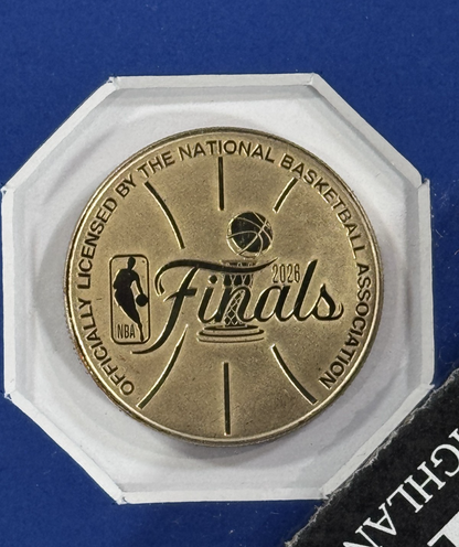 NY Knicks 2026 Road to the NBA Finals Bronze Coin Ticket Highland Mint Brunson