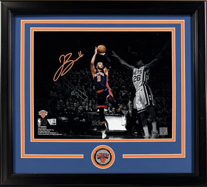 Jalen Brunson Signed 11x14 Framed Photo NY Knicks Auto Finals MVP Fanatics COA