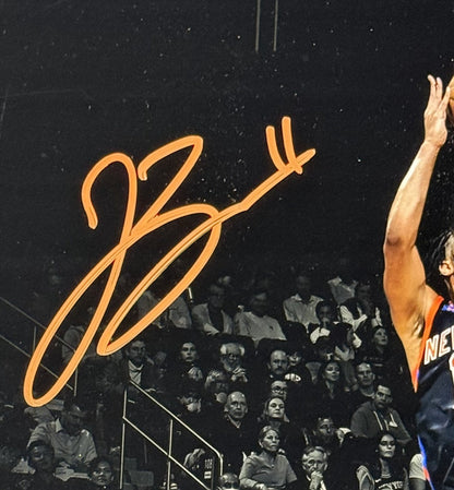 Jalen Brunson Signed 11x14 Framed Photo NY Knicks Auto Finals MVP Fanatics COA