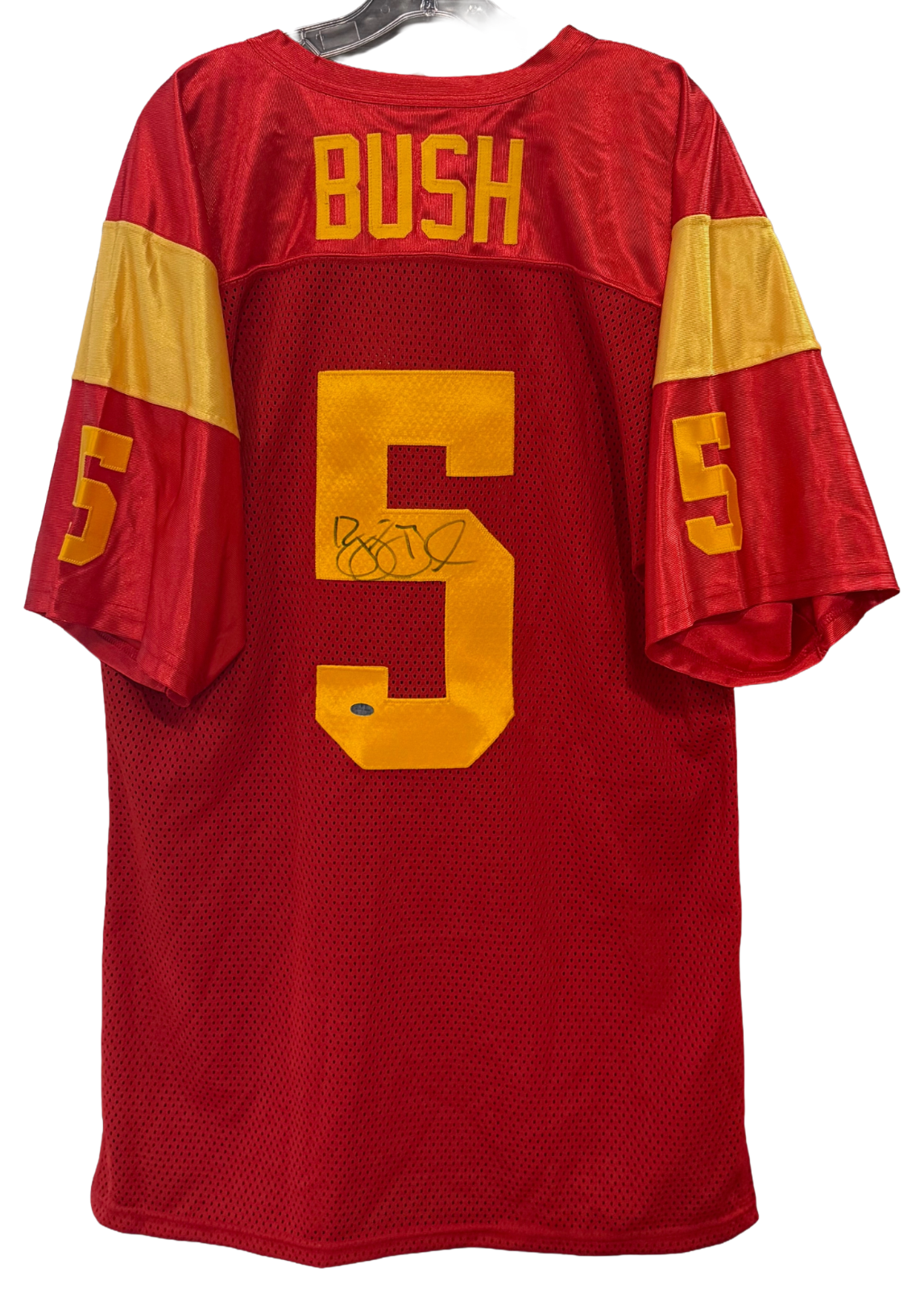Reggie Bush Signed Custom Football Jersey USC Trojans Auto GTSM Holo Sz XL