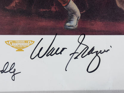1973 NY Knicks Signed RSS Lithograph Framed LE/1973 7 Auto Frazier Reed COA