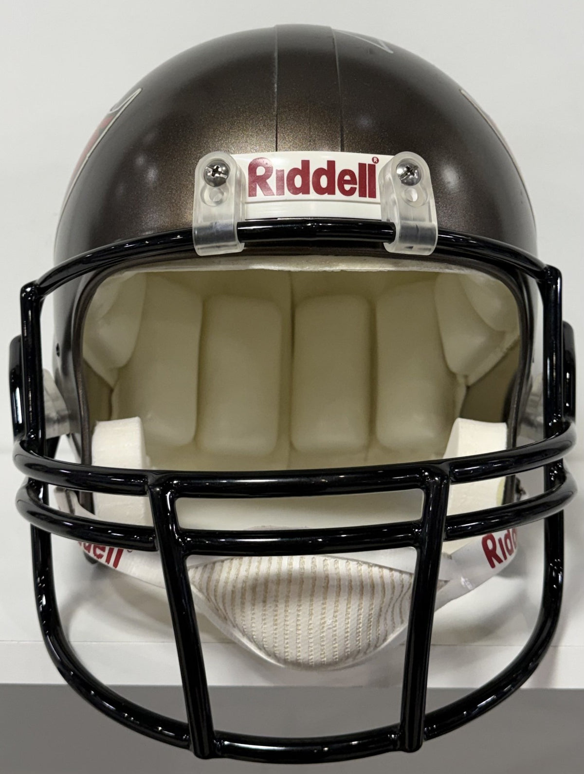Cadillac Williams Signed TB Buccaneers Replica Helmet Rookie Stat Auto Elite COA