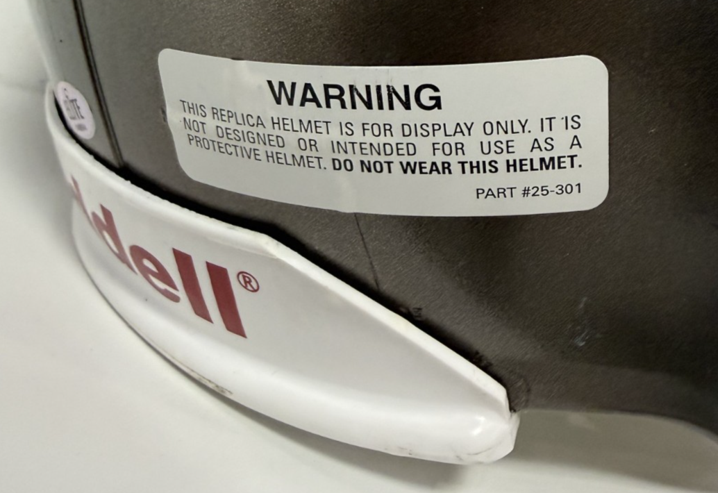 Cadillac Williams Signed TB Buccaneers Replica Helmet Rookie Stat Auto Elite COA