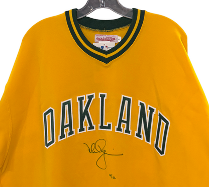 Mark McGwire Signed 1986 Authentic Rookie Jersey Oakland Auto LE Steiner MLB COA