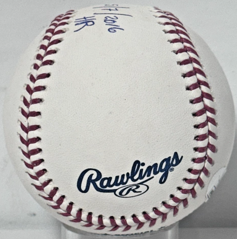 Bartolo Colon Signed Official Baseball Big Sexy 5/7/2016 HR Auto JSA COA NY Mets