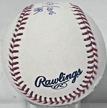 Bartolo Colon Signed Official Baseball Big Sexy 5/7/2016 HR Auto JSA COA NY Mets