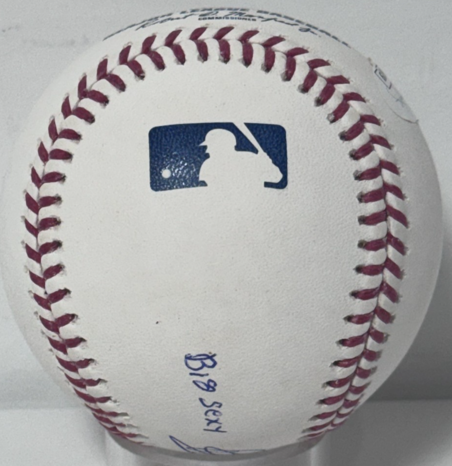 Bartolo Colon Signed Official Baseball Big Sexy 5/7/2016 HR Auto JSA COA NY Mets