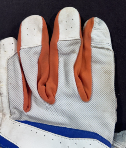 Pete Alonso Florida Gators Signed Worn Batting Gloves Auto Fanatics Mets Orioles