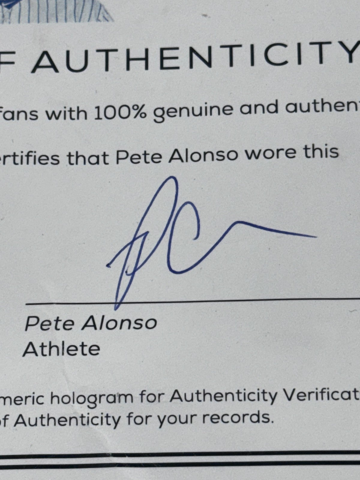 Pete Alonso Florida Gators Signed Worn Batting Gloves Auto Fanatics Mets Orioles